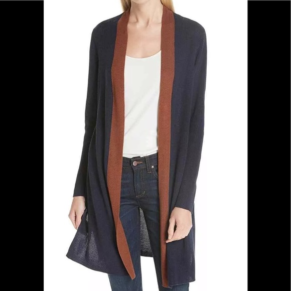 EILEEN FISHER Cardigan Petite L Knit Tencel Silk - Picture 3 of 11
